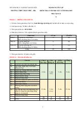 Đề cương ôn tập Học kì 1 Vật lí 12 năm 2024–2025 trường THPT Trần Phú (Hà Nội)